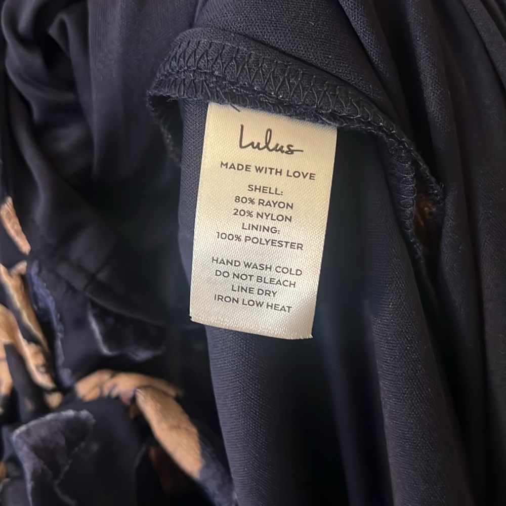 Lulus Floral Burnout Velvet Wrap Dress - Picture 11 of 11